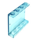 LEGO Transparent Light Blue Panel 1 x 4 x 3 without Side Supports, Solid Studs (4215)