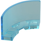 LEGO Transparente celeste Panel 3 x 3 x 2 Circular Esquina (3535)