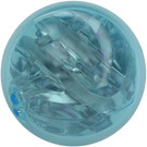 LEGO Transparent Light Blue Plastic Ball with Transparent Inner Ball (92534)