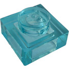 LEGO Transparent Light Blue Plate 1 x 1 (3024 / 30008)