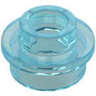 LEGO Transparent Light Blue Plate 1 x 1 Round with Open Stud (28626 / 85861)