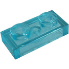 LEGO Transparent Light Blue Plate 1 x 2 (3023 / 28653)