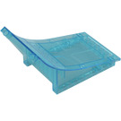 LEGO Transparent Light Blue Ramp Section - Upwards (77822)