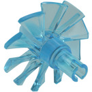 LEGO Azzurro trasparente Rotor Lame con perno (18753 / 46667)