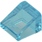 LEGO Transparent Light Blue Slope 1 x 1 (31°) (50746 / 54200)