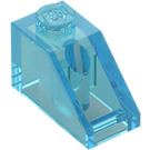 LEGO Transparent Light Blue Slope 1 x 2 (45°) (3040 / 6270)