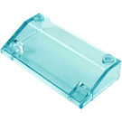 LEGO Transparent Light Blue Slope 3 x 6 (25°) without Inner Walls (58181)