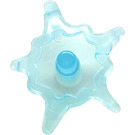 LEGO Transparent Light Blue Small Power Burst Shield