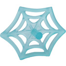 LEGO Transparentes Hellblau Spinne Web Medium mit Eins Bar (36083)