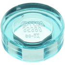 LEGO Transparent Light Blue Tile 1 x 1 Round (35381 / 98138)