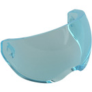 LEGO Transparent Light Blue Visor with Cutout (41805)