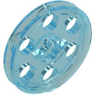 LEGO Transparent Light Blue Wedge Belt Wheel (4185 / 49750)