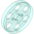 LEGO Transparent Light Blue Wedge Belt Wheel (4185 / 49750)