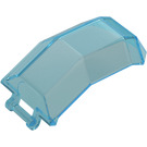 LEGO Transparent Light Blue Windscreen 4 x 4 x 4.3 with Handle (11289 / 63791)