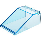 LEGO Bleu Clair Transparent Pare-brise 6 x 4 x 2 Canopée (4474 / 30066)