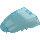 LEGO Transparent Light Blue Windscreen 6 x 7 x 1.3 Curved (80222)