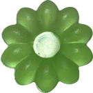 LEGO Transparent Light Bright Green Clikits Daisy Small with 10 Petals (45456 / 46282)