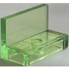 LEGO Transparent Light Bright Green Panel 1 x 2 x 1 with Square Corners (4865 / 30010)