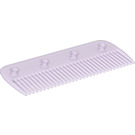 레고 투명한 연보라색 Comb 2 x 4 ~와 함께 4 구멍 (51034)