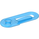 LEGO Bleu Royal Clair Transparent Papier Clip - Clikits avec 1 Trou (48200)