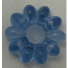 LEGO Bleu Moyen Transparent Clikits Fleur Icon - 10 Pétales (45457)