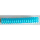 LEGO Transparent Medium Blue Corrugated Hose 4.8 cm (6 Studs) (40050 / 50302)