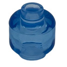 LEGO Transparent Medium Blue Minifigure Head (Safety Stud) (3626 / 88475)