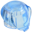 LEGO Transparentes Mittelblau Runden Blase Helm (30214)