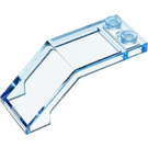 LEGO Transparent Medium Blue Windscreen 2 x 5 x 1.3 (6070 / 35271)