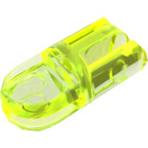 LEGO Transparent Neon Green Arm Section with 2 and 3 Stubs (30015)