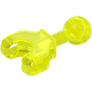 LEGO Transparent Neon Green Ball Joint with Ball Socket (90611)