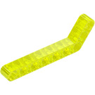 LEGO Transparent Neon Green Beam Bent 53 Degrees, 3 and 7 Holes (32271 / 42160)