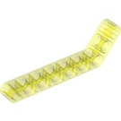 LEGO Transparent Neon Green Beam Bent 53 Degrees, 3 and 7 Holes (32271 / 42160)