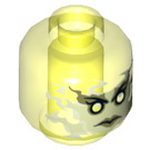 LEGO Transparentes Neongrün Klinge Master Bansha (70737) Minifigure Kopf (Einbau-Vollbolzen) (3626 / 21452)