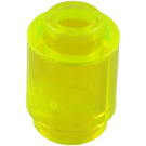 LEGO Transparent Neon Green Brick 1 x 1 Round with Open Stud (3062 / 35390)