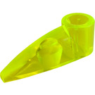 LEGO Transparent Neon Green Claw with Axle Hole (Bionicle Eye) (41669 / 48267)