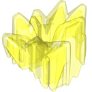 LEGO Transparent neongrøn Crystal med Pin 3 x 5 x 4 (25534)