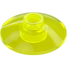 LEGO Verde neon trasparente Dish 2 x 2 (4740 / 30063)