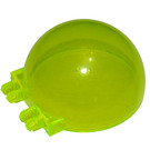 LEGO Vert néon transparent Dome 6 x 6 x 3 avec Charnière Stubs (50747 / 52979)