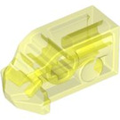 LEGO Transparentní neonově zelenáá Hlava/Zpět s Kříž H. 2007 (57536)