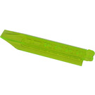 LEGO Transparent Neon Green Hinge Plate 1 x 8 with Angled Side Extensions (Round Plate Underneath) (14137 / 30407)