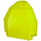 LEGO Transparant Neon Groen Paneel 10 x 10 x 12 Kwart Globe (2409)