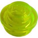 LEGO Transparant neon groen Plaat 1 x 1 Rond (6141 / 30057)