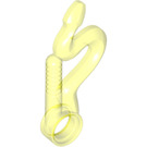 LEGO Transparentes Neongrün Snake mit Loch (98348)