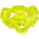 LEGO Gjennomsiktig neon grønn Våpen Holder Ring med Hul knott (20612 / 65445)