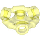 LEGO Transparant Neon Groen Wapen Houder Ring met holle stud (20612 / 65445)