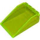 LEGO Transparentes Neongrün Windschutzscheibe 6 x 4 x 2 Überdachung (4474 / 30066)