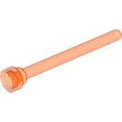 LEGO Transparant neon roodachtig oranje Antenne 1 x 4 met ronde top (3957 / 30064)