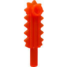 LEGO Transparentes neonrötliches Orange Kettensäge Klinge (6117 / 28652)