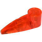 LEGO Transparent Neon Reddish Orange Claw with Axle Hole (Bionicle Eye) (41669 / 48267)